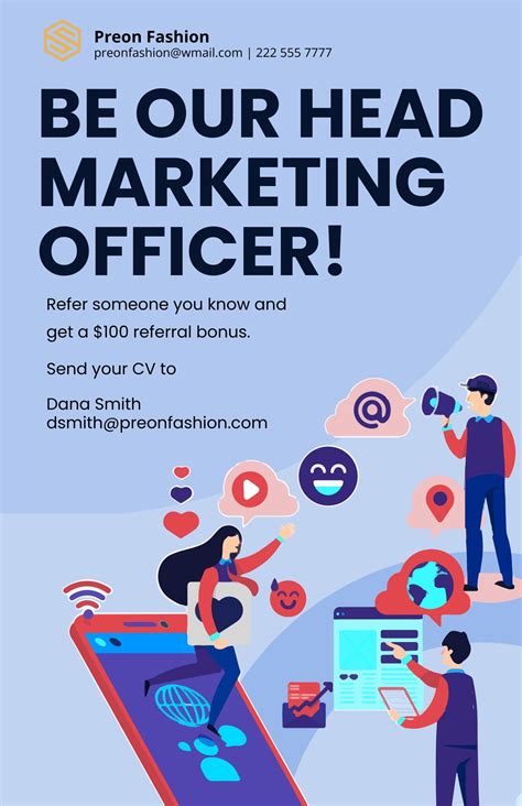 Referral Bonus Flyer PSD .